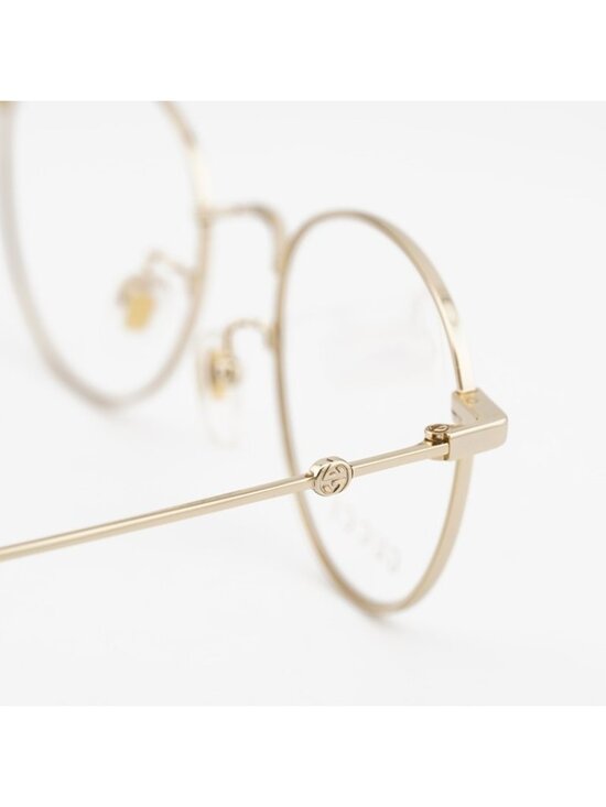 Gucci GG0607OK 001 Eyeglasses Gold 50mm Round Frame main image 8